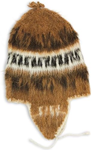 NOVICA Artisan Handmade 100% Alpaca Chullo Hat Striped